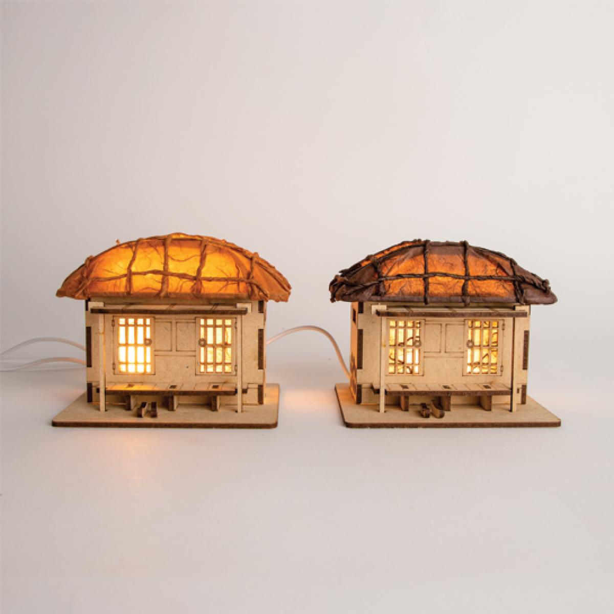 COPE JEJU: DIY Mini Thatched House Mood Light DIY 미니 초가집 무드등