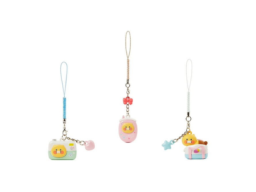 [KAKAO FRIENDS] Choonsik Savage Strap Keyring (Bag) - 세비지 스트랩 키링 (가방)_춘식이