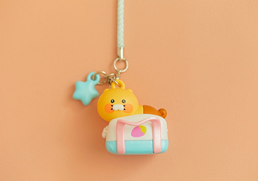 [KAKAO FRIENDS] Choonsik Savage Strap Keyring (Bag) - 세비지 스트랩 키링 (가방)_춘식이