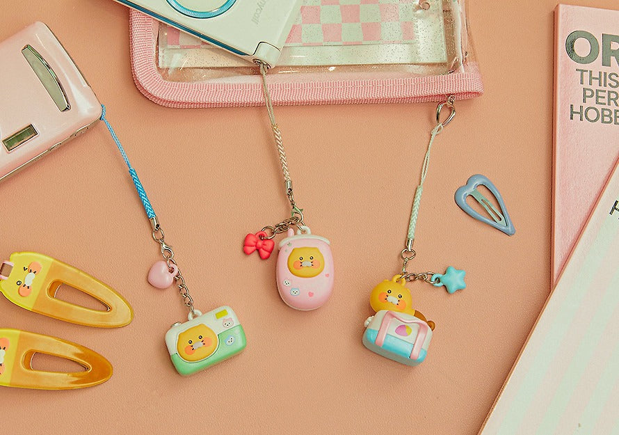 [KAKAO FRIENDS] Choonsik Savage Strap Keyring (Bag) - 세비지 스트랩 키링 (가방)_춘식이