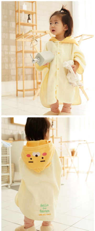 Kakao Friends: Kids Bathrobe  카카오프렌즈: 리틀프렌즈 유아 목욕가운