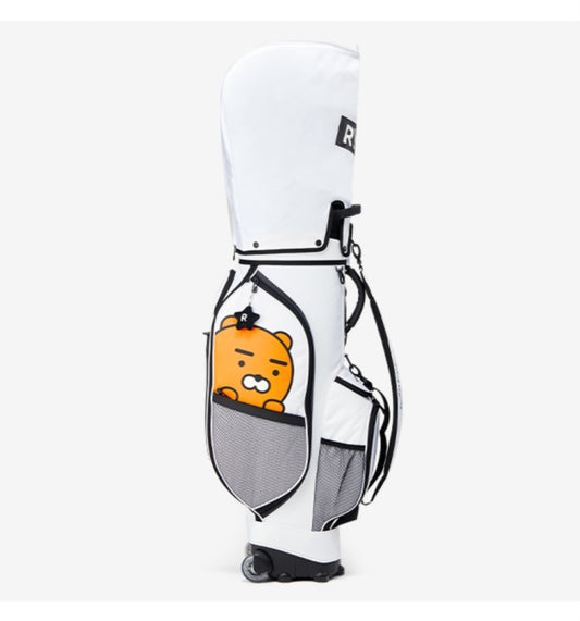 Kakao Friends: Basic Wheel Caddy Bag 2.0 - Ryan (White) 베이직 휠 캐디백 2.0 -라이언 (화이트)