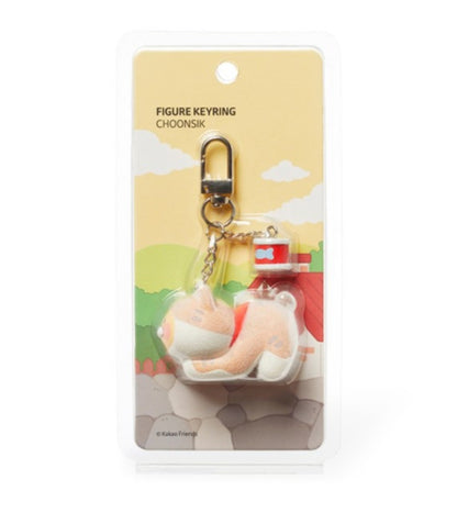 Kakao Friends: Figure Keychain Stretching Choonsik (Meow Meow) 냥냥 피규어키링 스트레칭_춘식이