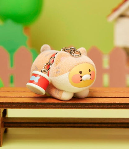 Kakao Friends: Figure Keychain Stretching Choonsik (Meow Meow) 냥냥 피규어키링 스트레칭_춘식이