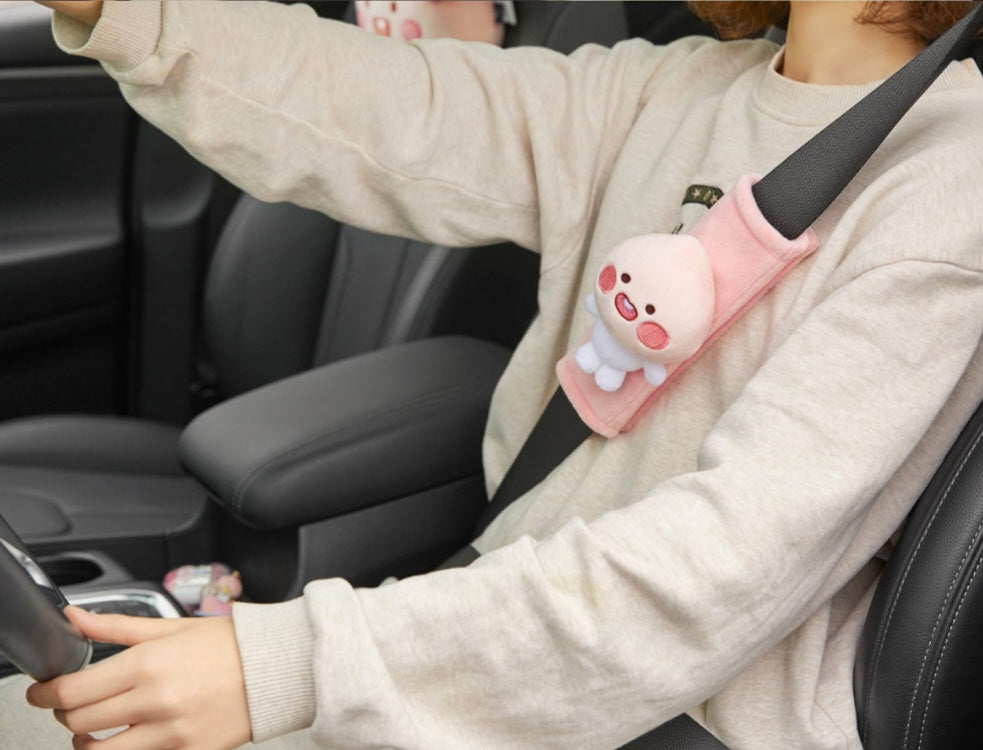Kakao Friends: Car Seat Belt Cover Hello Little Apeach 안전벨트 커버_헬로리틀어피치