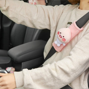 Kakao Friends: Car Seat Belt Cover Hello Little Apeach 안전벨트 커버_헬로리틀어피치