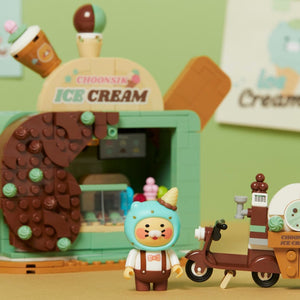 Kakao Friends: Dessert Brick Figure Mint Choco Choonsik 디저트브릭피규어 민트초코_춘식이