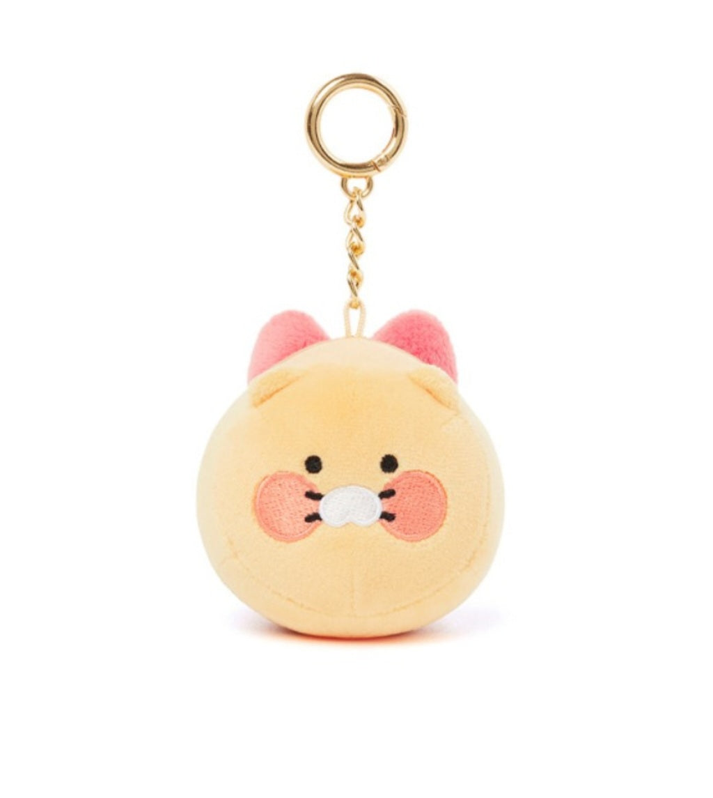 Kakao Friends: Ribbon Tail Keychain Choonsik 리본 식빵 키링인형_춘식이