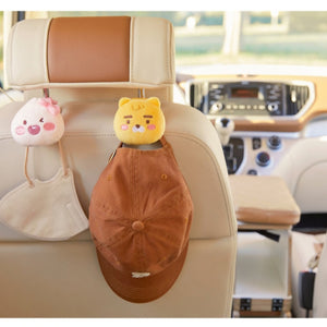 KAKAO FRIENDS Car Headrest Hanger (Holder) - Apeach (차량용 가방 걸이-어피치)