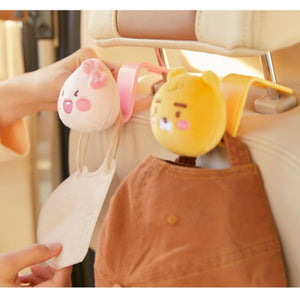 KAKAO FRIENDS Car Headrest Hanger (Holder) - Apeach (차량용 가방 걸이-어피치)