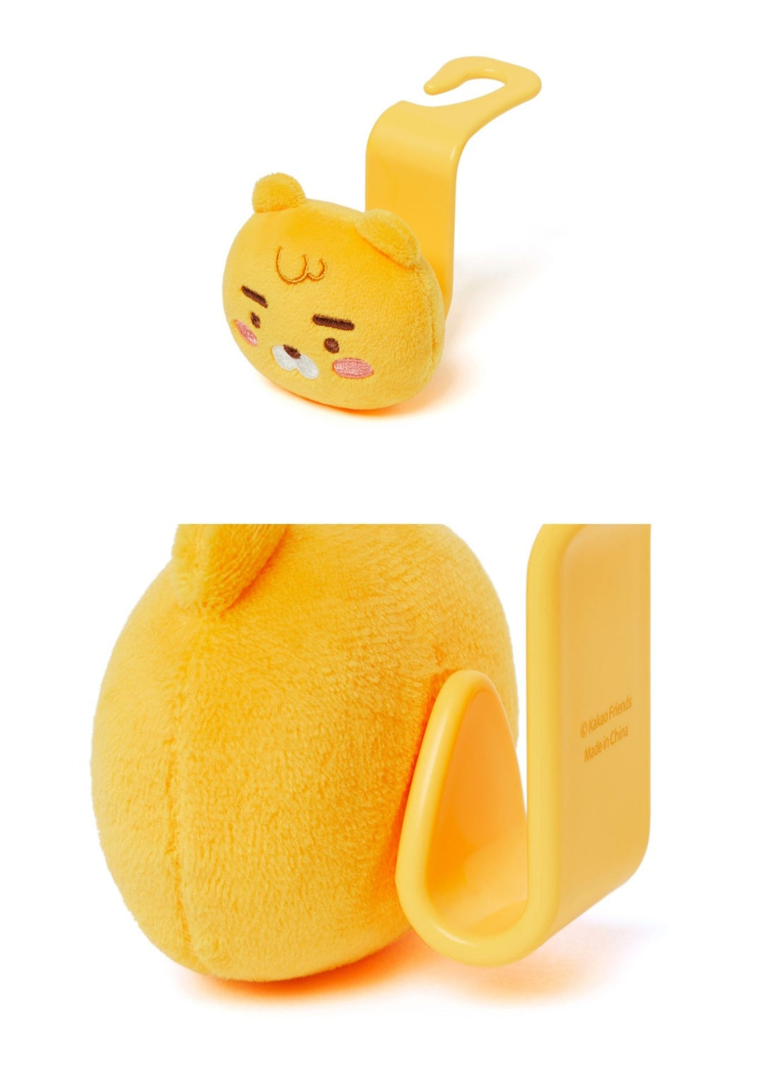 KAKAO FRIENDS Car Headrest Hanger (Holder) - Ryan (차량용 가방 걸이-라이언)