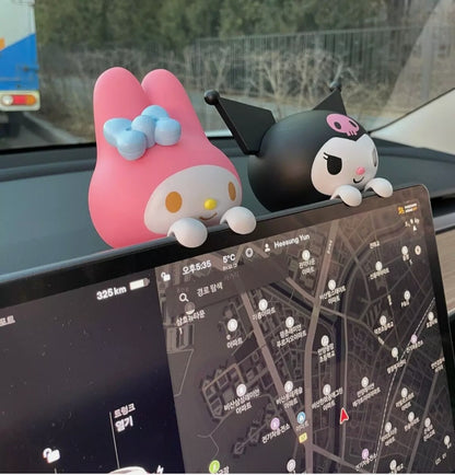 Sanrio Air freshener for Car GPS Monitor Screen Cinnamoroll My Melody Kuromi