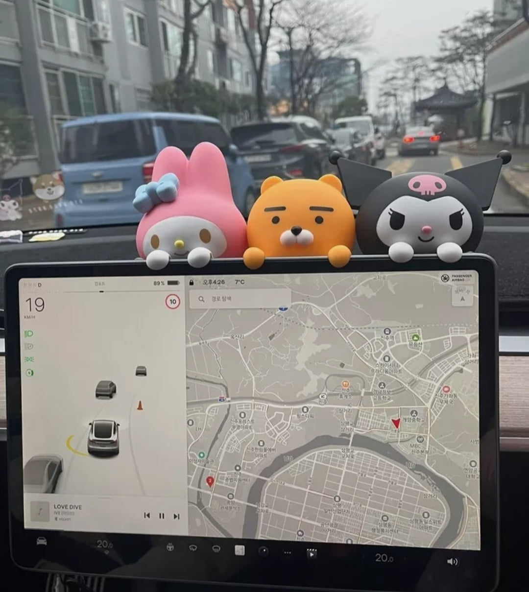 Sanrio Air freshener for Car GPS Monitor Screen Cinnamoroll My Melody Kuromi