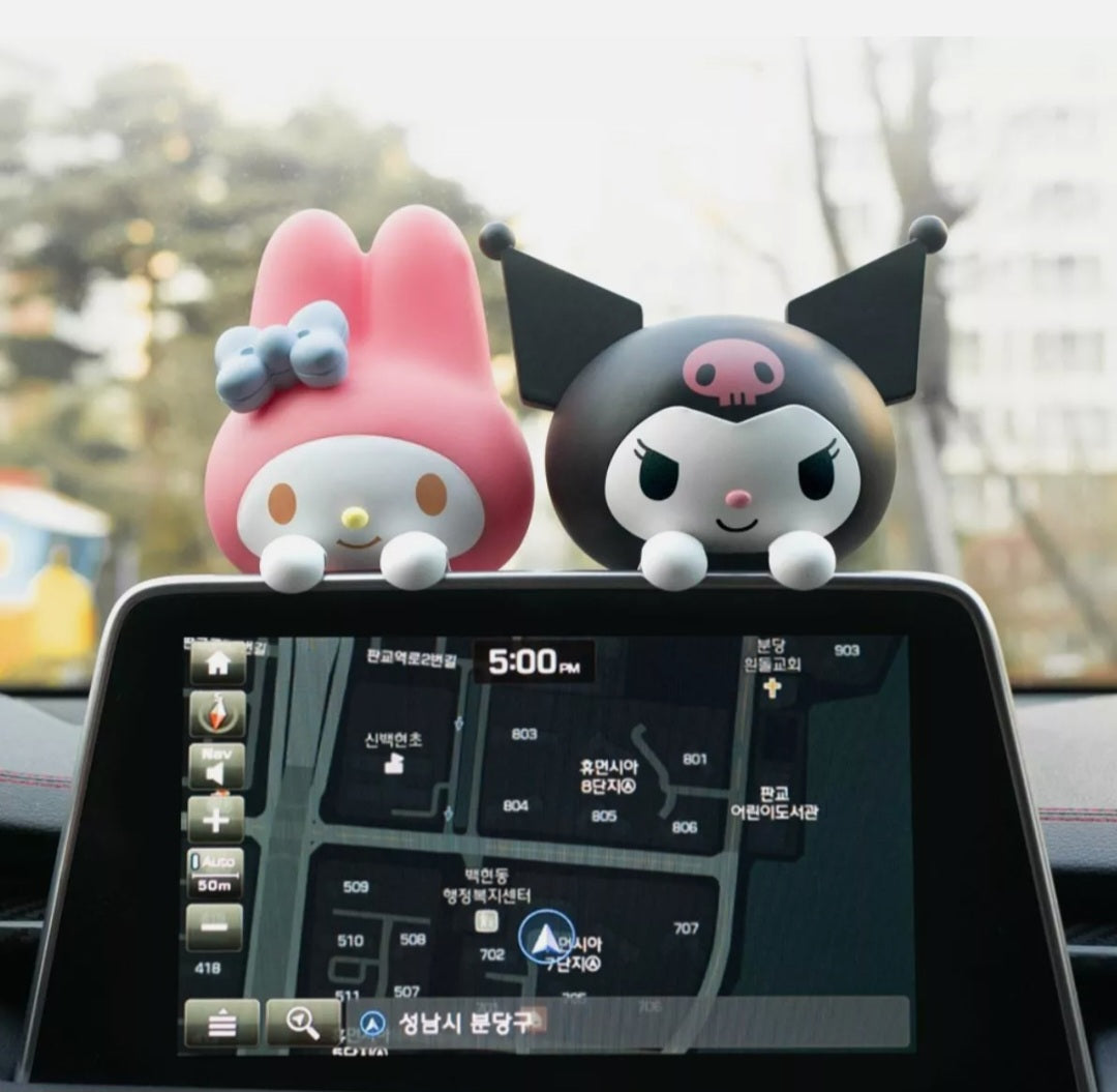 Sanrio Air freshener for Car GPS Monitor Screen Cinnamoroll My Melody Kuromi