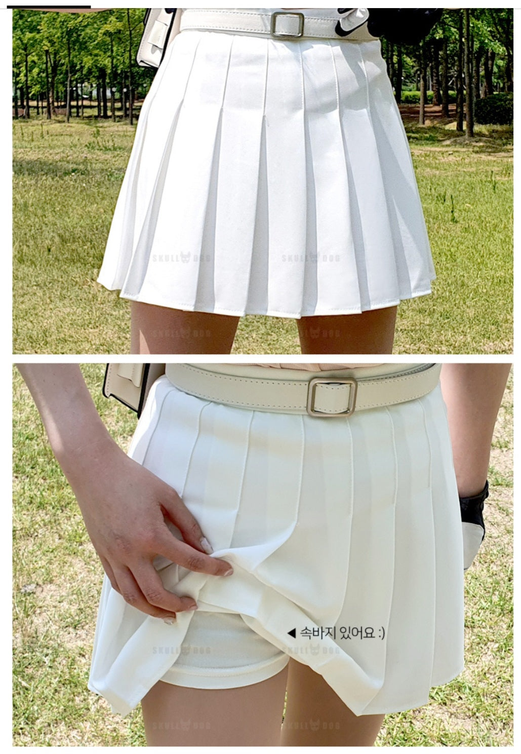 Women Wrinkle Skirt for Golf & Tennis -  여성 플리츠 주름 치마