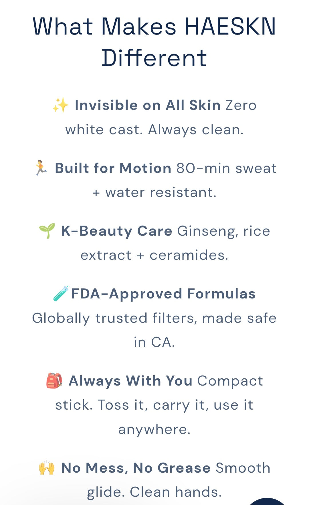 [HAESKN] FDA Approved Sunscreen Stick SPF 50