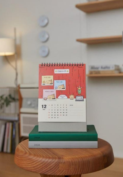 [KAKAO FRIENDS] 2026 Choonsik Desk Calendar (Korean)