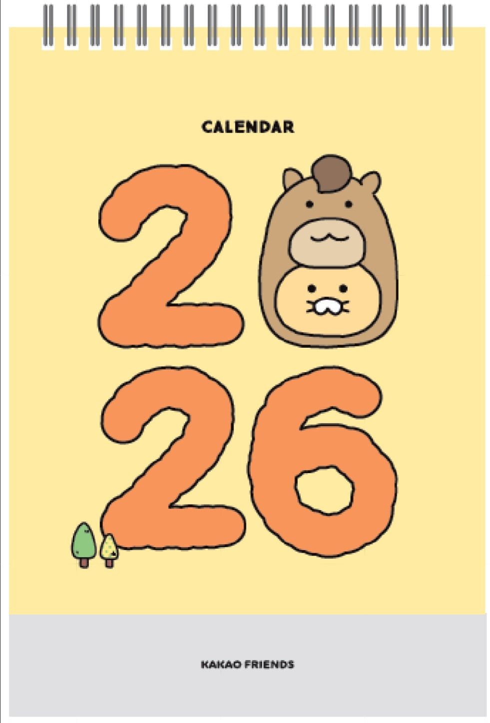 [KAKAO FRIENDS] 2026 Choonsik Desk Calendar (Korean)