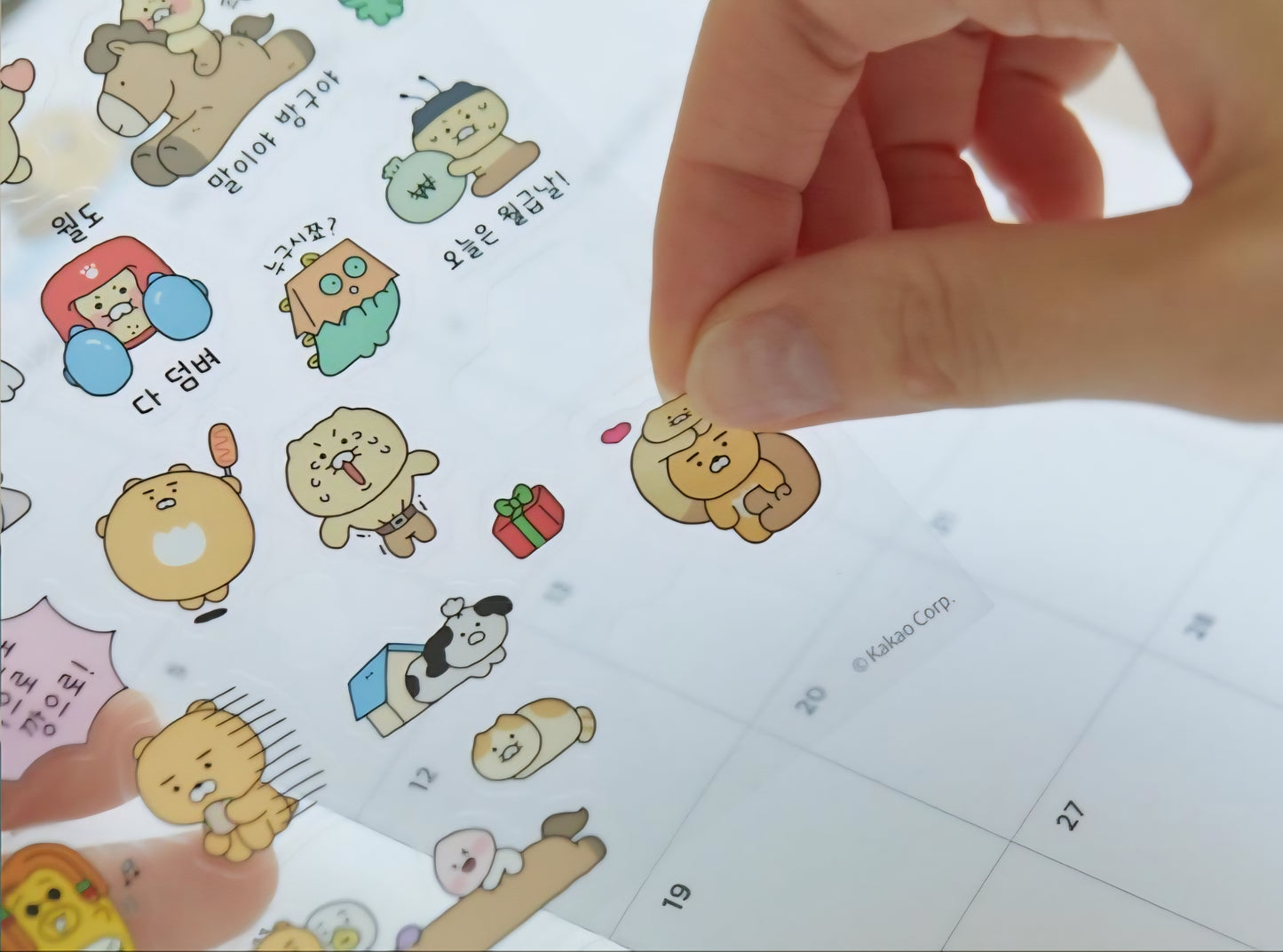 [KAKAO FRIENDS] 2026 Choonsik Diary (Gray & Green)