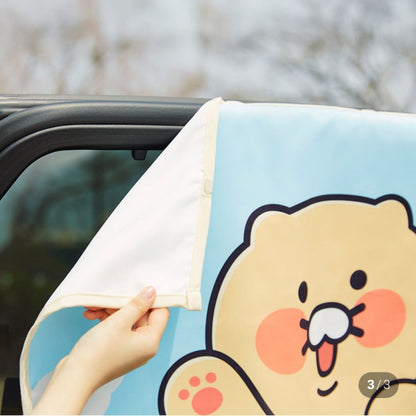 [KAKAO FRIENDS] Choonsik Car Curtain 1P - 춘식이 차량용 커튼 1P