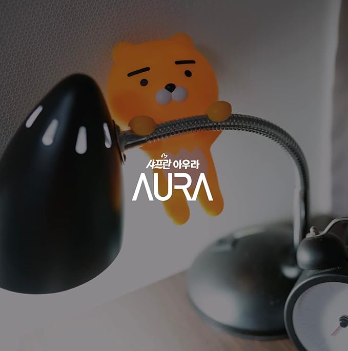 KAKAO FRIENDS APEACH Monitor Air freshener - AURA Blue Sky Monitor-Mounted Air Freshener Pod - Ryan (4.5ml / 0.15fl oz) 카카오 프렌즈 모니터 방향제 라이언