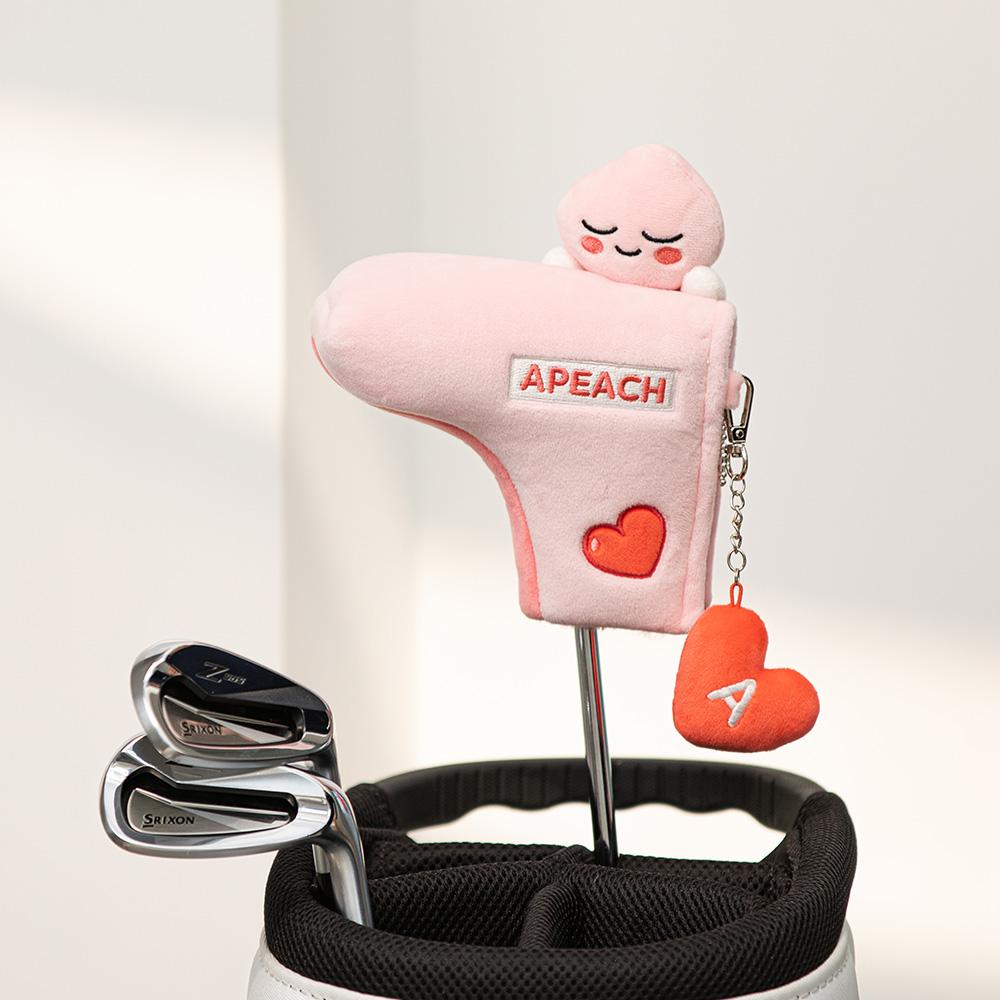 Kakao Friends: Soft Putter Cover Blade Apeach 소프트 퍼터커버 블레이드-어피치