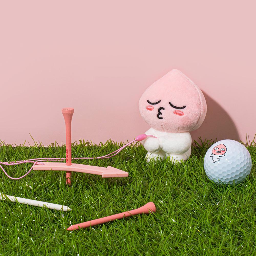 Kakao Friends: Basic Golf Tee Keeper - Apeach 베이직 골프티 키퍼 - 어피치