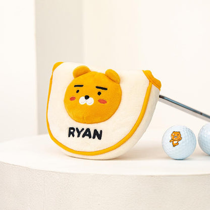 Kakao Friends: Soft Putter Cover Mallet-Ryan/OR 소프트 퍼터커버 말렛-라이언