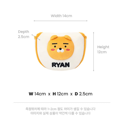 Kakao Friends: Soft Putter Cover Mallet-Ryan/OR 소프트 퍼터커버 말렛-라이언