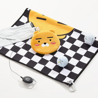 Kakao Friends: Binggrae Ball Towel & Glove Holder-Ryan 빙그레 볼타월 & 장갑홀더-라이언