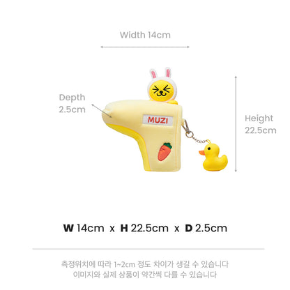 Kakao Friends: Soft putter cover blade – plain 소프트 퍼터커버 블레이드 - 무지