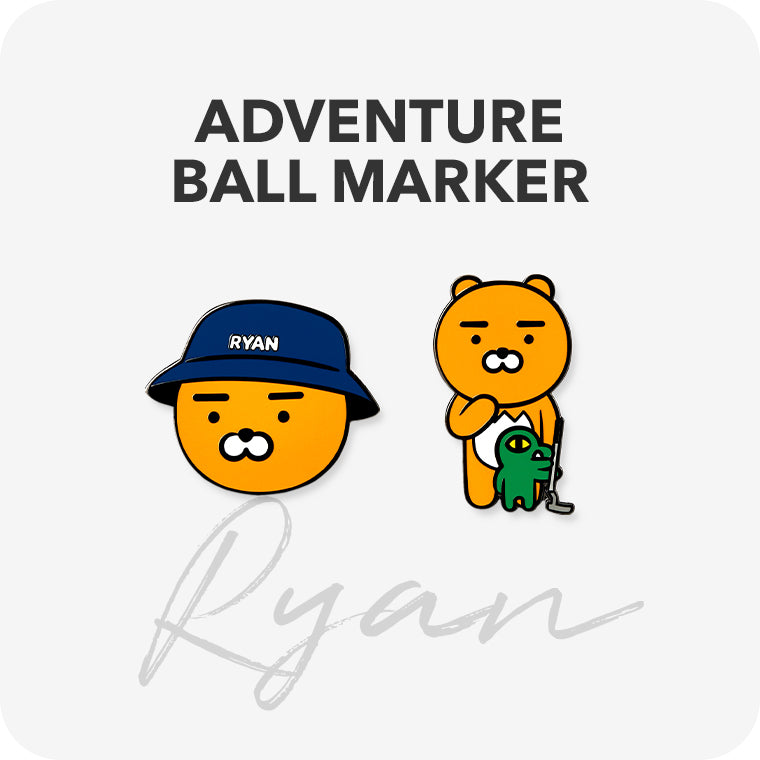 Kakao Friends: Adventure Ball Marker - Ryan 어드벤처 볼마커 - 라이언