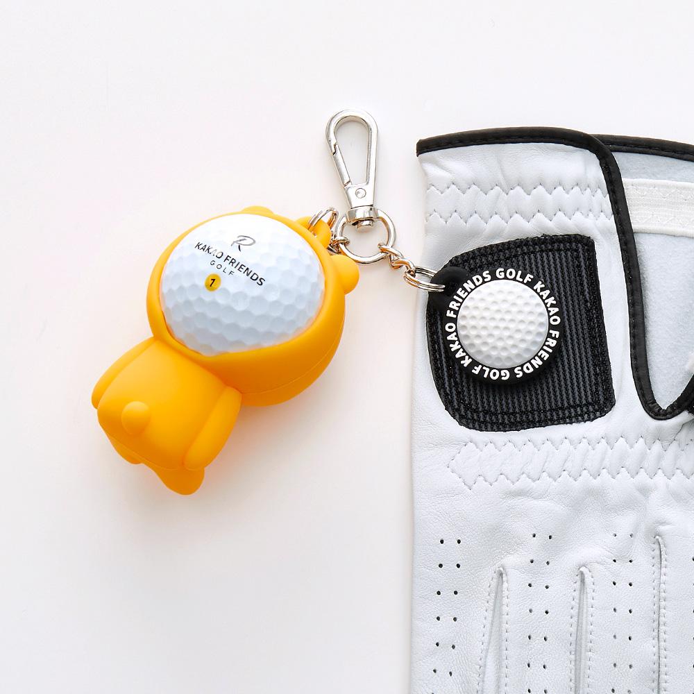 Kakao Friends: Basic Silicone Ball & Glove Holder - Ryan 베이직 실리콘 볼 & 장갑 홀더 - 라이언