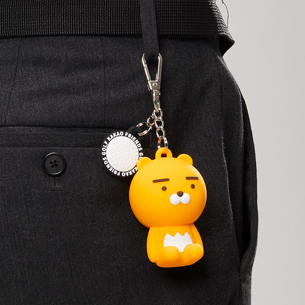 Kakao Friends: Basic Silicone Ball & Glove Holder - Ryan 베이직 실리콘 볼 & 장갑 홀더 - 라이언