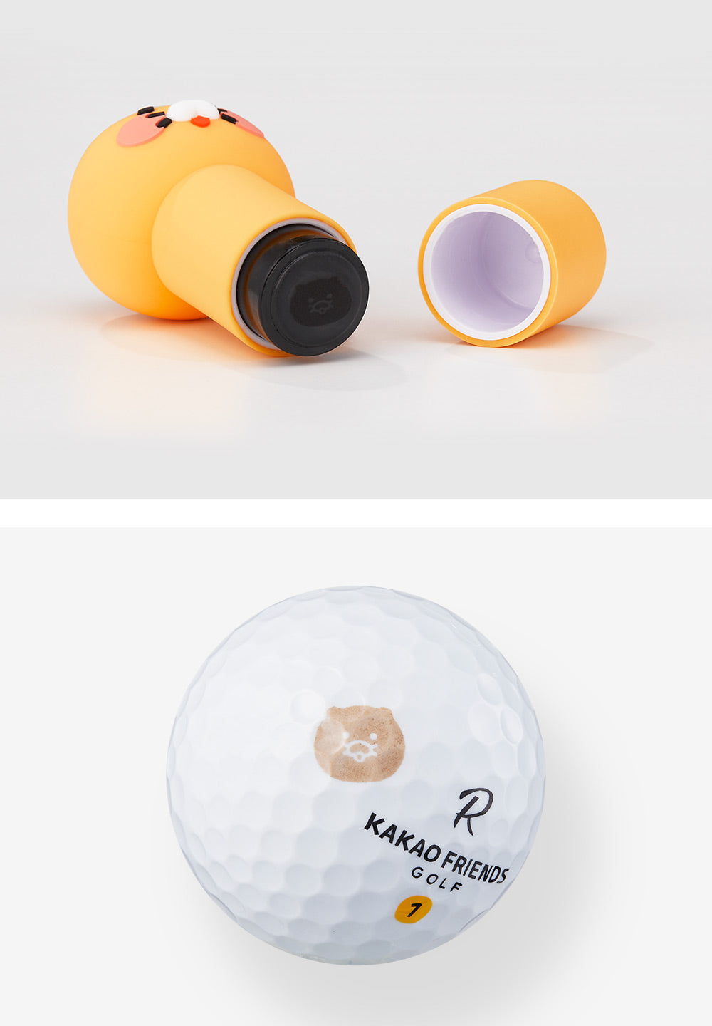 Kakao Friends: Silicone Golf Ball Stamp - Chunsik 실리콘 골프볼 스탬프 - 춘식이