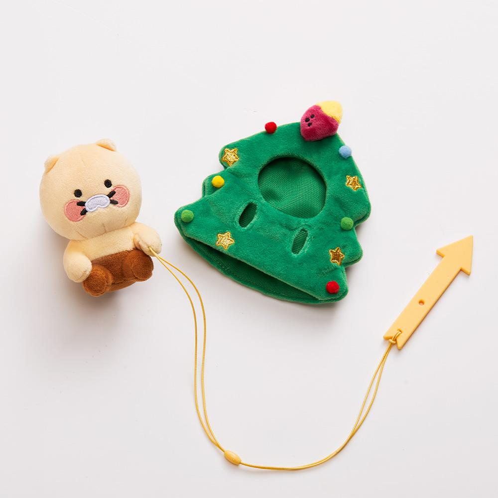 Kakao Friends: Jingle Bell Golf Tee Keeper - Choonsik 징글벨 골프티 키퍼 - 춘식이