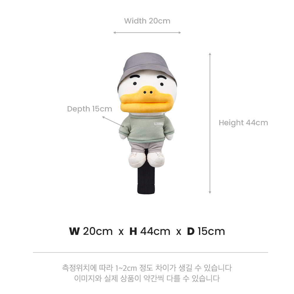 Kakao Friends: Urban Solid Costume Driver Cover - Tube 어반 솔리드 코스튬 드라이버커버 - 튜브