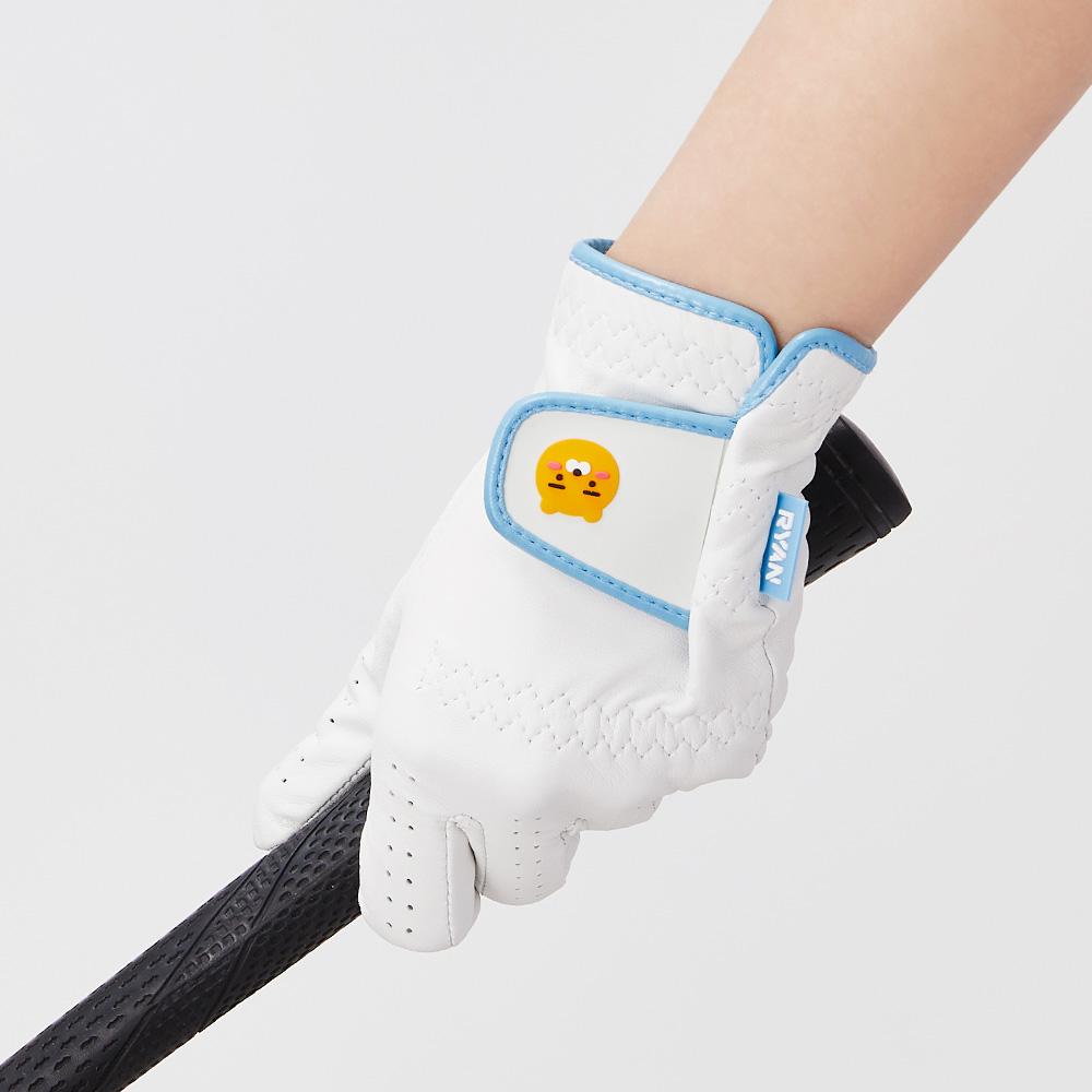 Kakao Friends: Basic women's sheepskin one-hand glove - Ryan (left hand) 베이직 여성 양피 한손장갑 - 라이언 (왼손)