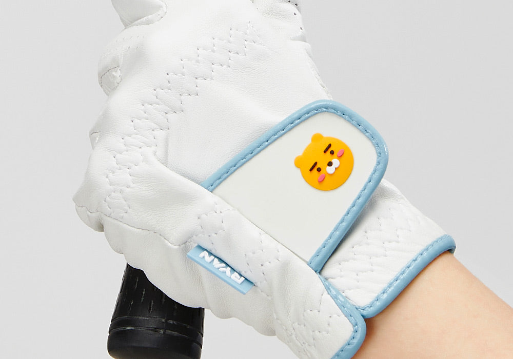 Kakao Friends: Basic women's sheepskin one-hand glove - Ryan (left hand) 베이직 여성 양피 한손장갑 - 라이언 (왼손)