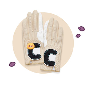 Kakao Friends: Friends Ball Marker Women's Two-Handed Synthetic Gloves - Chunsik 프렌즈 볼마커 여성 양손 합피장갑 - 춘식이