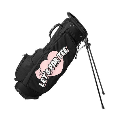 Kakao Friends: Let's Party Stand Caddy Bag - Apeach (Black) 렛츠파티 스탠드 캐디백 - 어피치 (블랙)