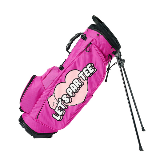 Kakao Friends: Let's Party Stand Caddy Bag - Apeach (Pink) 렛츠파티 스탠드 캐디백 - 어피치(핑크)