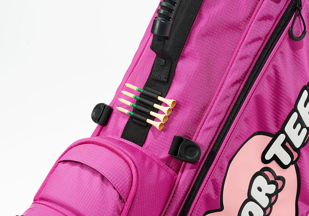 Kakao Friends: Let's Party Stand Caddy Bag - Apeach (Pink) 렛츠파티 스탠드 캐디백 - 어피치(핑크)