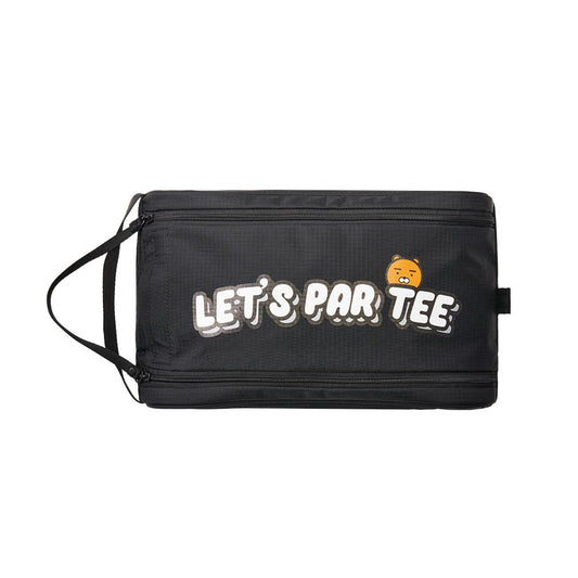 Kakao Friends: Let’s Party Shoe Bag – Ryan (Black) 렛츠파티 슈즈백 - 라이언 (블랙)