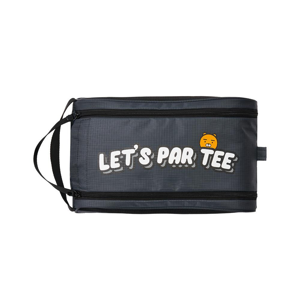 Kakao Friends: Let’s Party Shoe Bag – Ryan (Gray) 렛츠파티 슈즈백 - 라이언 (그레이)