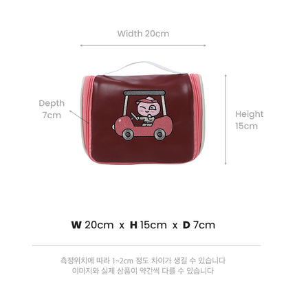 Kakao Friends: Golf Lens Cart Bag-Apeach 골프렌즈 카트백-어피치