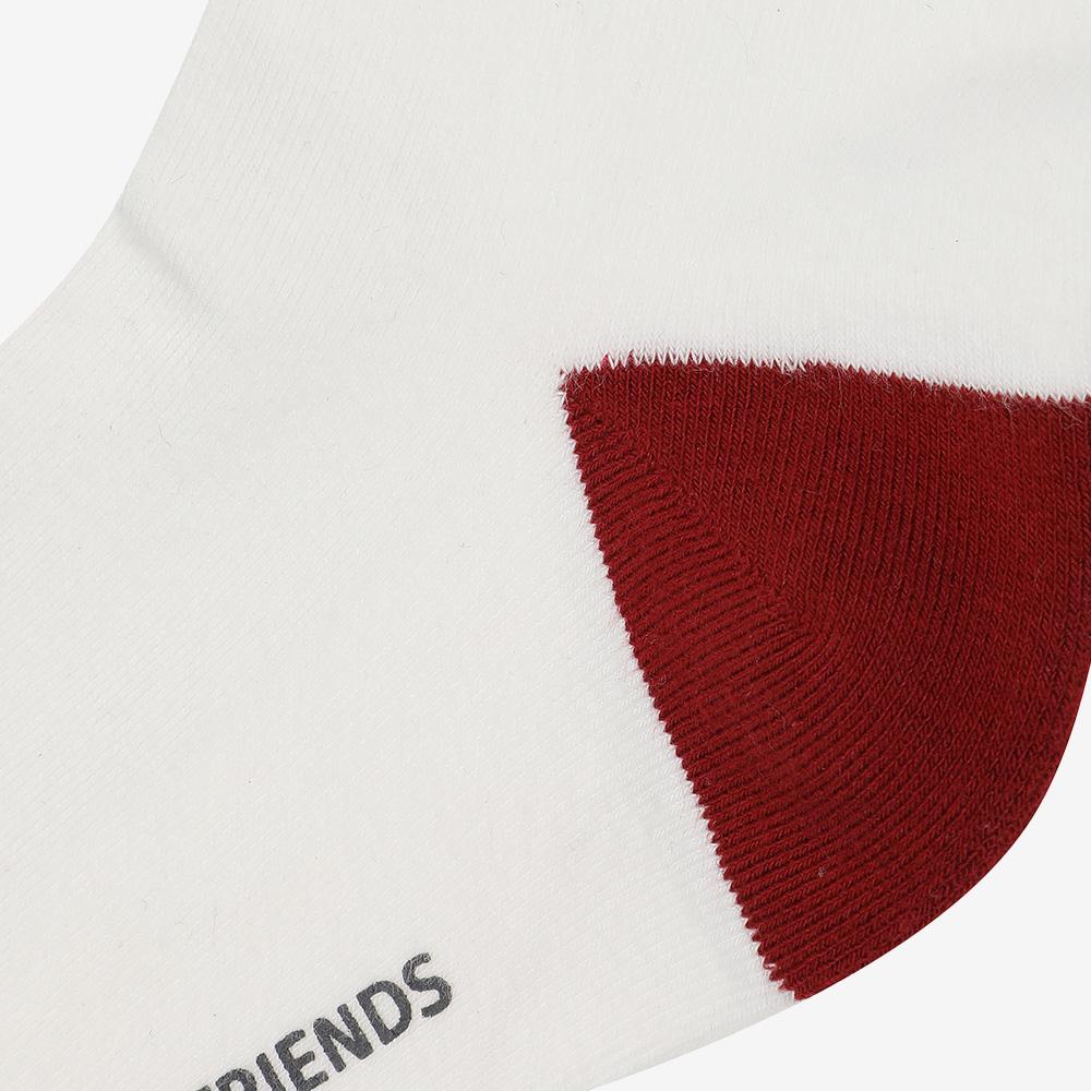 Kakao Friends: Golf Lens Over Knee Socks - Apeach 골프렌즈 오버 니삭스-어피치