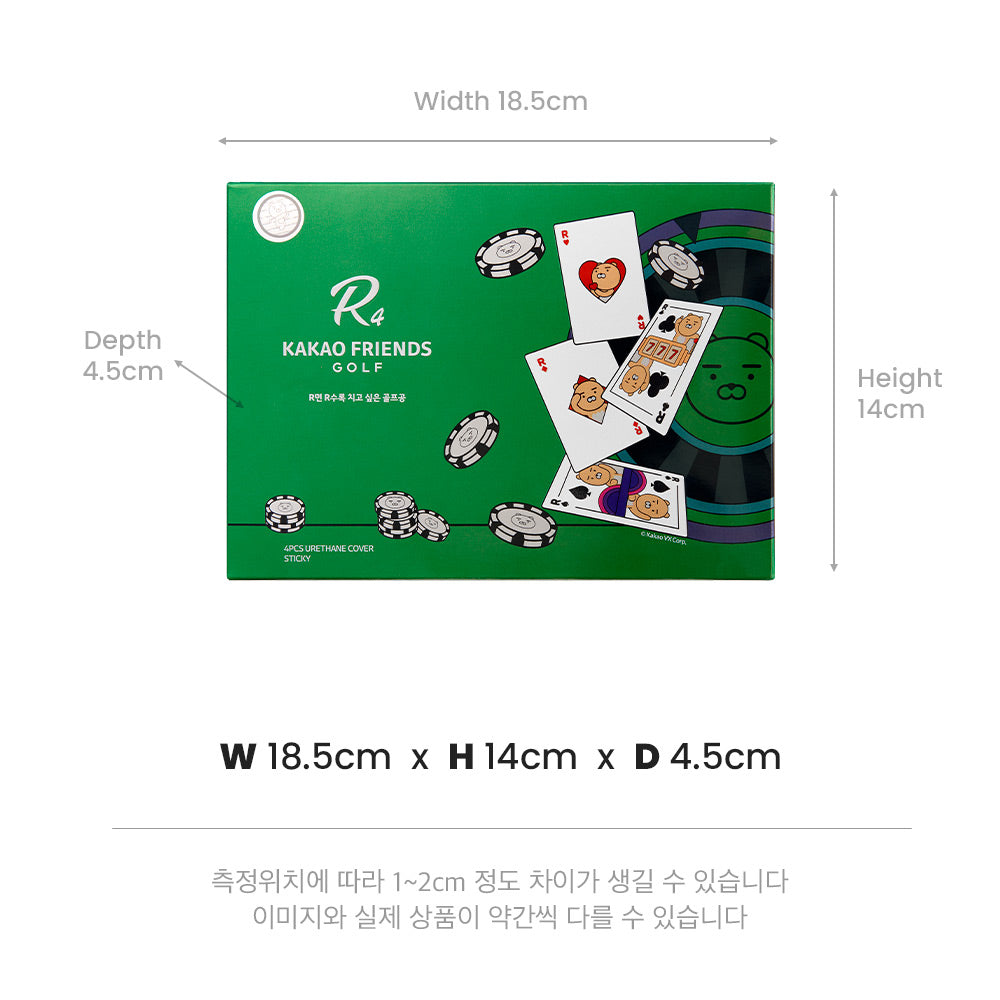 Kakao Friends: R4 Poker Edition (1 dozen) R4 포커에디션 (12알)