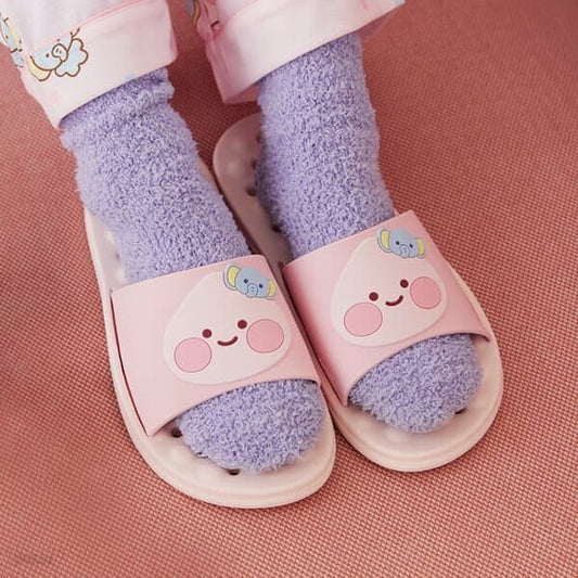 Kakao Friends: Apeach Bathroom Slipper 베이비드리밍 욕실 슬리퍼 어피치