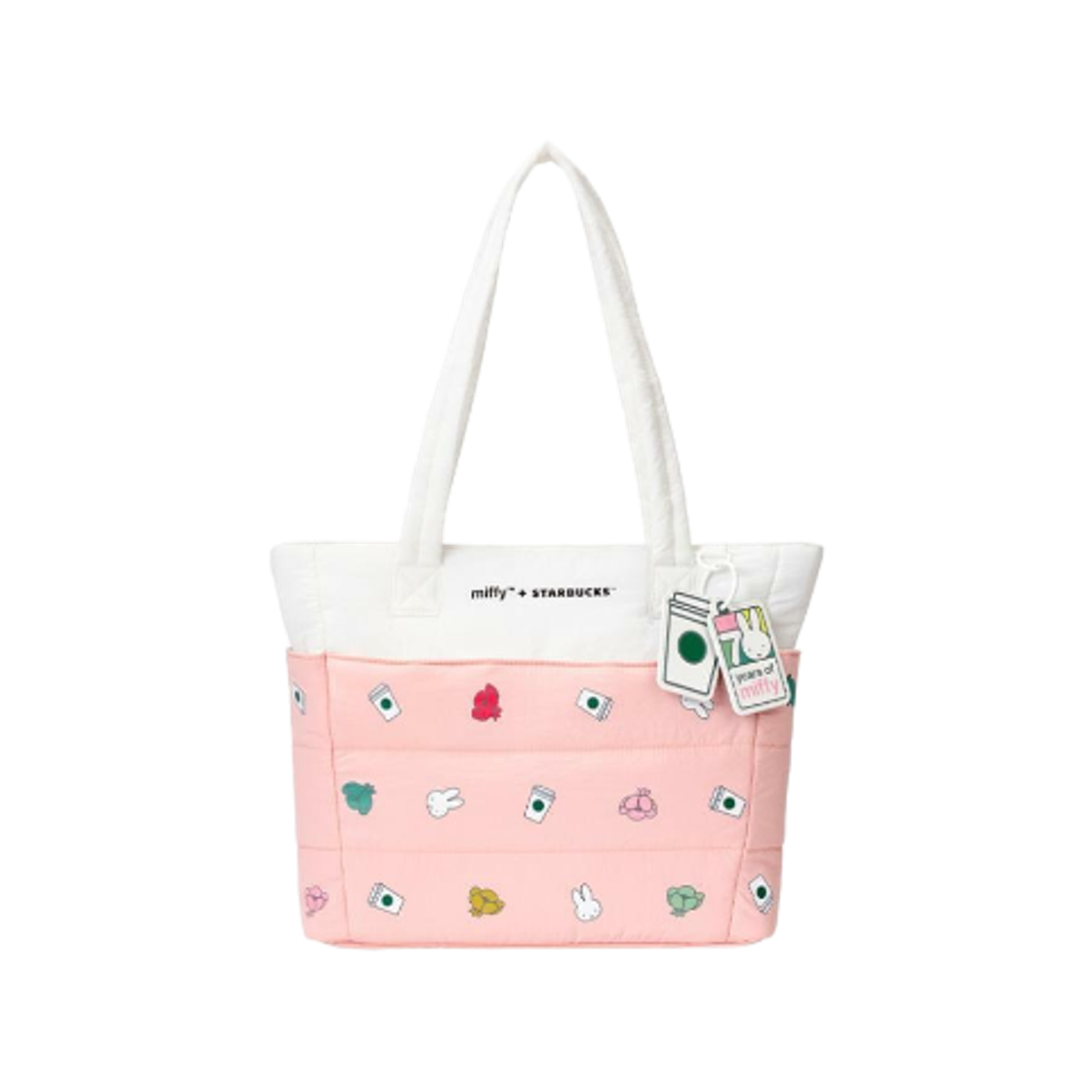 [K-STARBUCKS] Miffy 70th Anniversary Special Edition Puffer Bag Large - 미피 70주년 한국 스타벅스 콜라보 라지 백